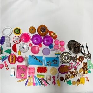 HUGE doll kitchen/food bundle